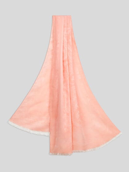 FLORAL PAISLEY JACQUARD SCARF