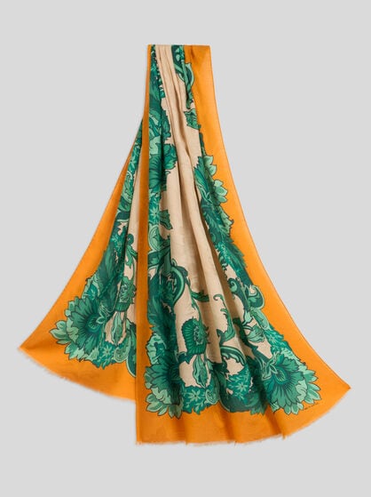PRINTED MODAL AND COTTON SCARF