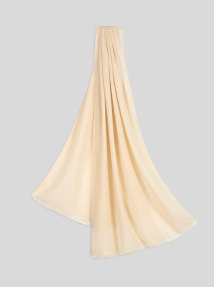 COTTON AND CASHMERE SCARF WITH PRINT