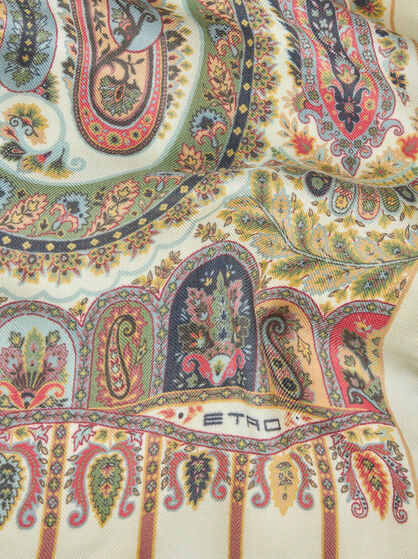 SCIARPA IN CASHMERE E SETA STAMPATI