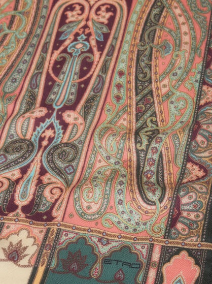 FRINGED PAISLEY SCARF