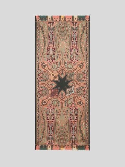 FRINGED PAISLEY SCARF
