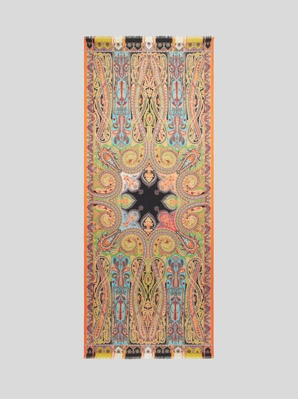 FRINGED PAISLEY SCARF
