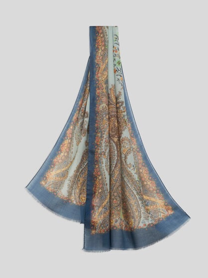 PRINTED CASHMERE SCARF