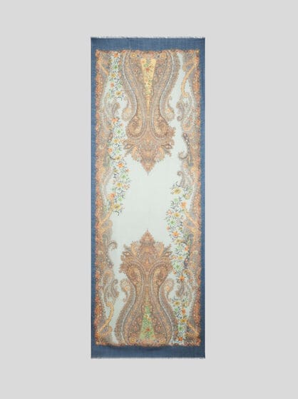 PRINTED CASHMERE SCARF