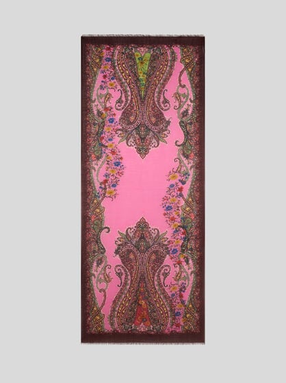 PRINTED CASHMERE SCARF