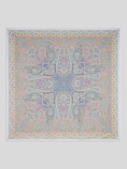 GEOMETRIC-PATTERNED SHAWL