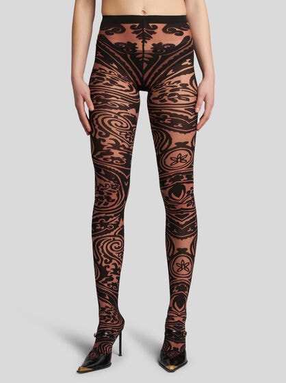 PAISLEY TATTOO TIGHTS