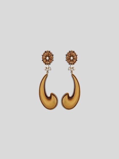 PAISLEY EARRINGS WITH CRYSTALS