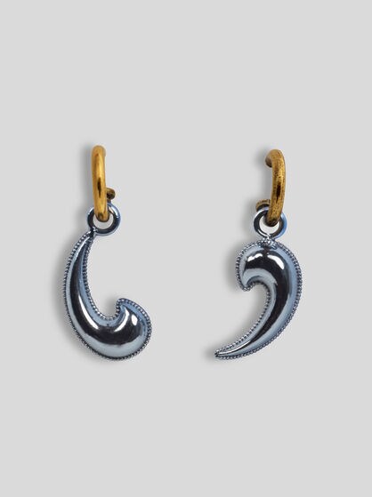 Orecchini A Cerchio A Ferro Di Cavallo YOURDORA Con Cristallo Swarovski - Placcatura Oro Rosa 9 Carati