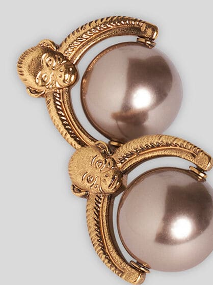 MONKEY EARRINGS WITH PEARL