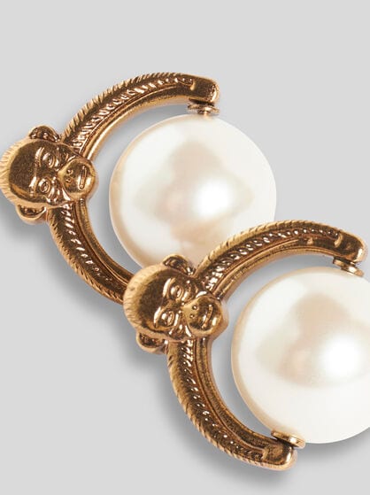 MONKEY EARRINGS WITH PEARL