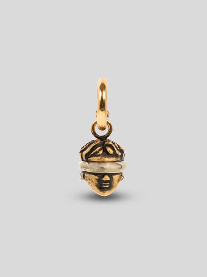 DROP EARRINGS WITH BLINDFOLDED GODDESS