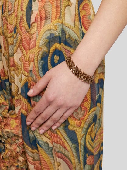 PULSERA DE METAL TRENZADO