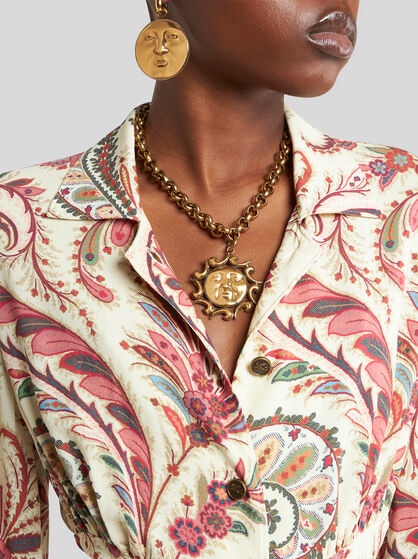 NECKLACE WITH SUN AND RAYS