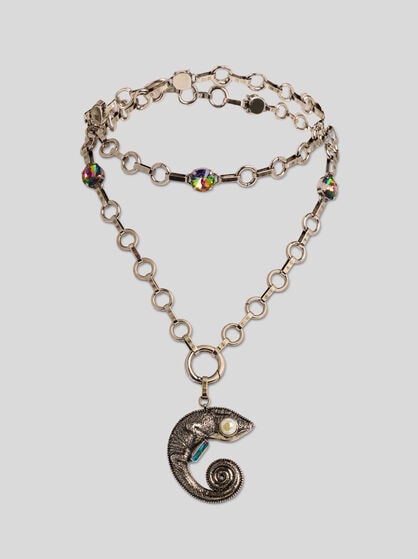 アルニカ カメレオン＆クリスタル ネックレス