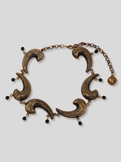 CHOKER NECKLACE WITH ARNICA PAISLEY