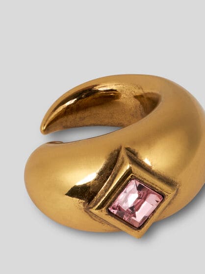 CUFF EARRINGS WITH STONE