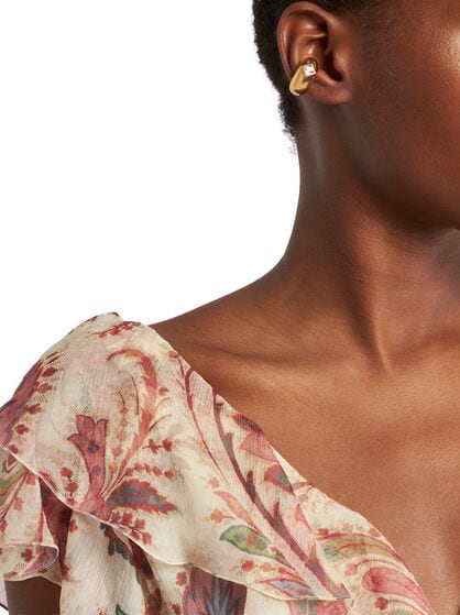 CUFF EARRINGS WITH STONE