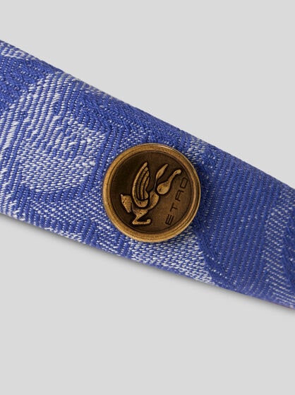 JACQUARD DENIM HAIR BAND