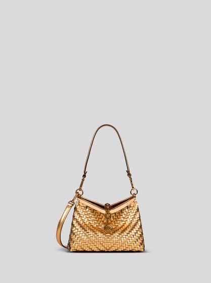 SMALL METALLIC VELA BAG