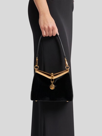 SMALL VELVET VELA BAG