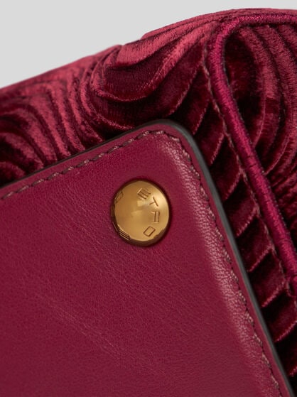 SMALL VELVET VELA BAG