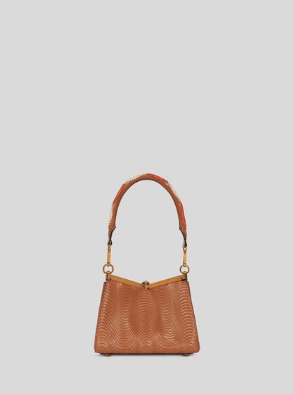 SMALL VELA BAG WITH WAVY MOTIF
