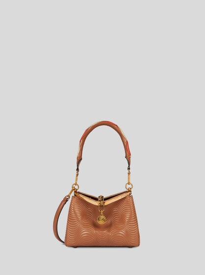 SMALL VELA BAG WITH WAVY MOTIF