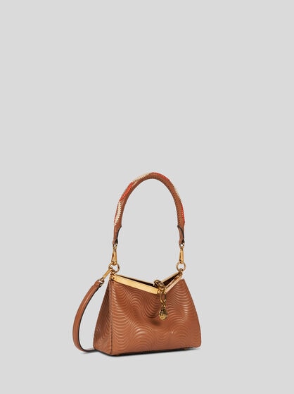 SMALL VELA BAG WITH WAVY MOTIF