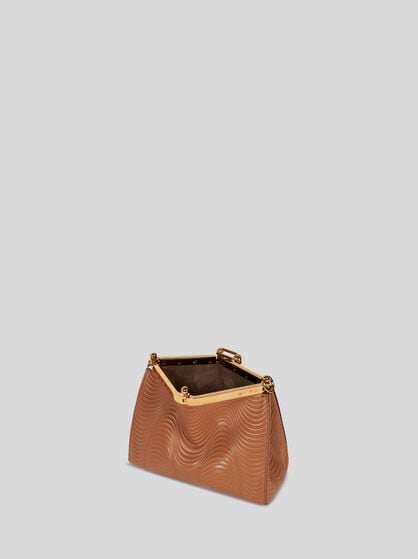 SMALL VELA BAG WITH WAVY MOTIF