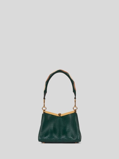 SMALL VELA BAG WITH WAVY MOTIF