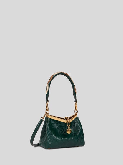 SMALL VELA BAG WITH WAVY MOTIF