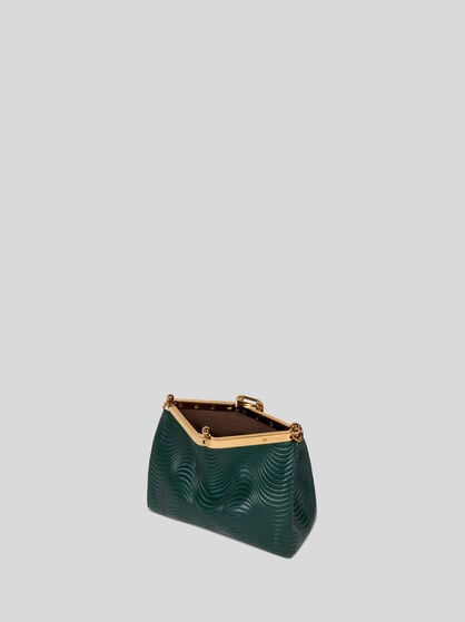 SMALL VELA BAG WITH WAVY MOTIF