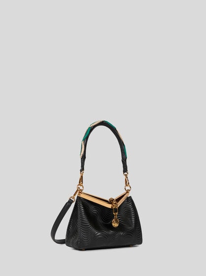 SMALL VELA BAG WITH WAVY MOTIF