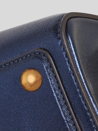 SMALL LAMINATED VELA BAG