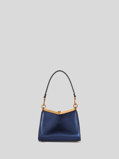 SMALL LAMINATED VELA BAG