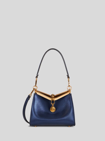 SMALL LAMINATED VELA BAG