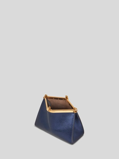 SMALL LAMINATED VELA BAG