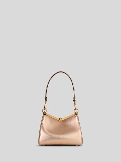SMALL LAMINATED VELA BAG