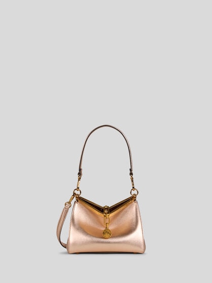 SMALL LAMINATED VELA BAG