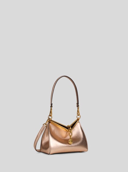 SMALL LAMINATED VELA BAG