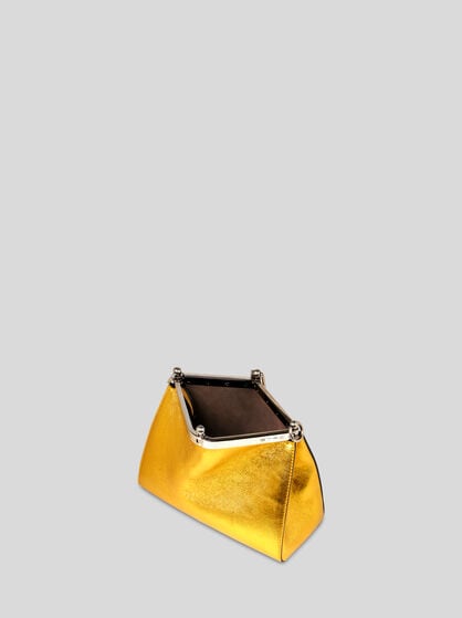 SMALL LAMINATED VELA BAG