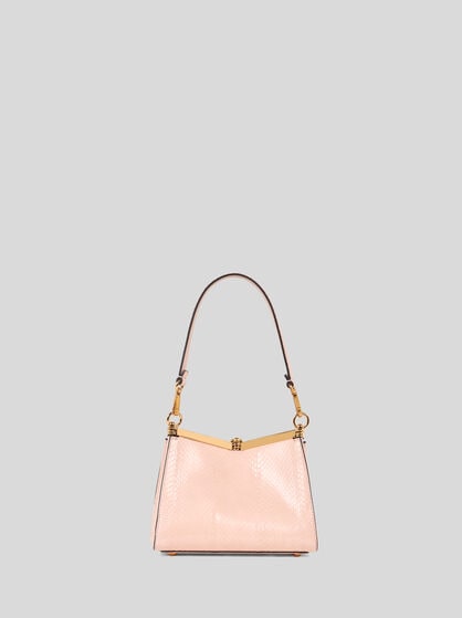 SMALL VELA BAG IN FINE ELAPHE SNAKESKIN