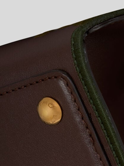 BORSA VELA PICCOLA CON RICAMO