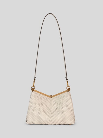 MITTLERE VELA-TASCHE MIT FLECHTMUSTER
