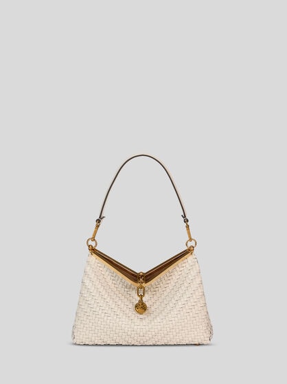 MITTLERE VELA-TASCHE MIT FLECHTMUSTER