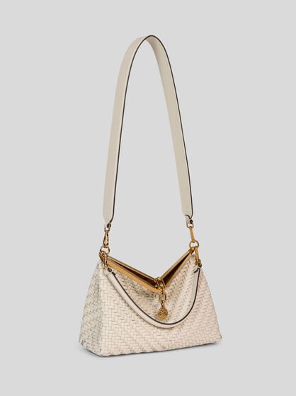 MITTLERE VELA-TASCHE MIT FLECHTMUSTER