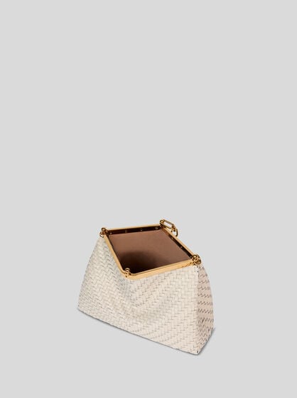MITTLERE VELA-TASCHE MIT FLECHTMUSTER