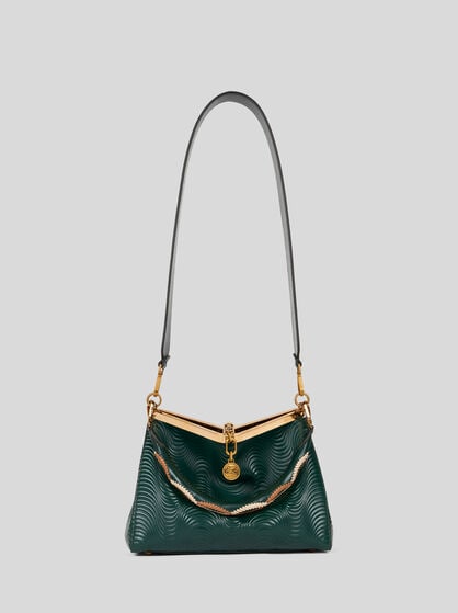 MEDIUM VELA BAG WITH WAVY MOTIF AND CLUTCH
